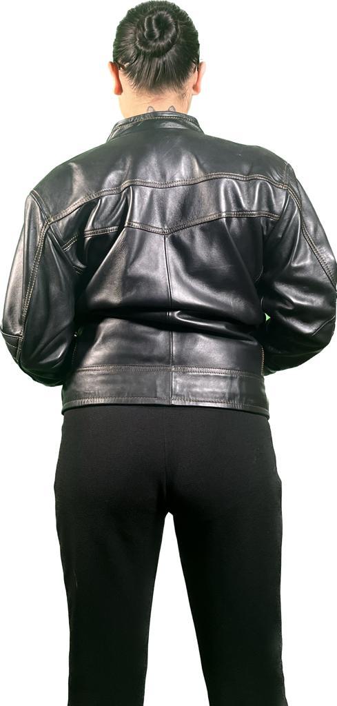 Women's Luxury Leather Jacket / BLCK