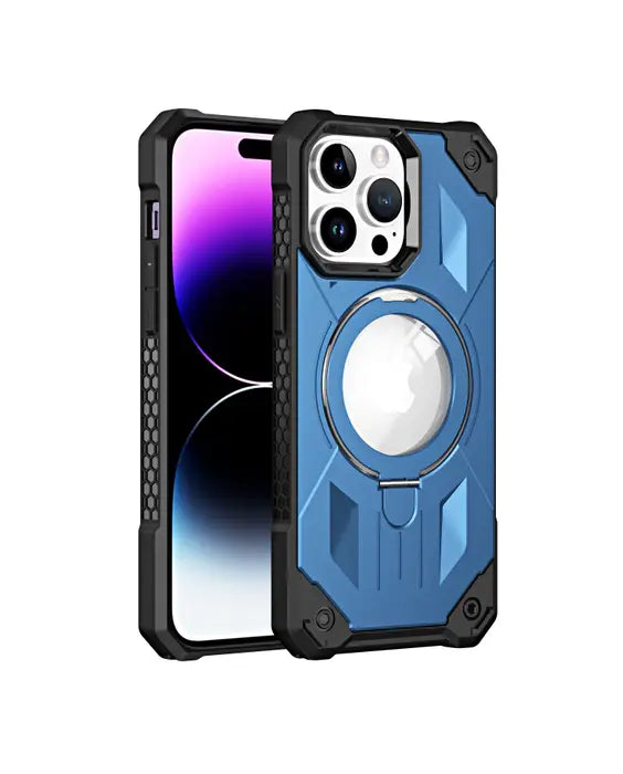 iPhone 14 Pro Max armored magnetic suction bracket Case