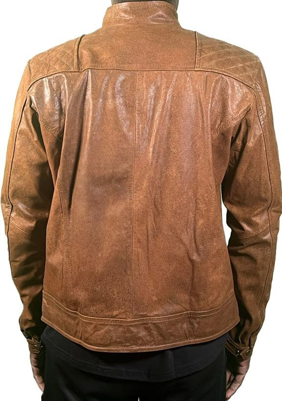 Smooth Cafe Men's Leather Jacket