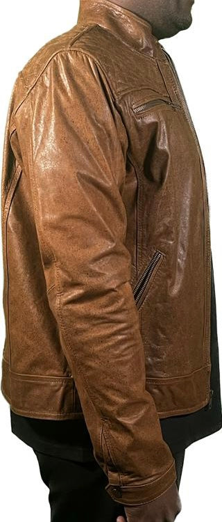 Smooth Cafe Men's Leather Jacket