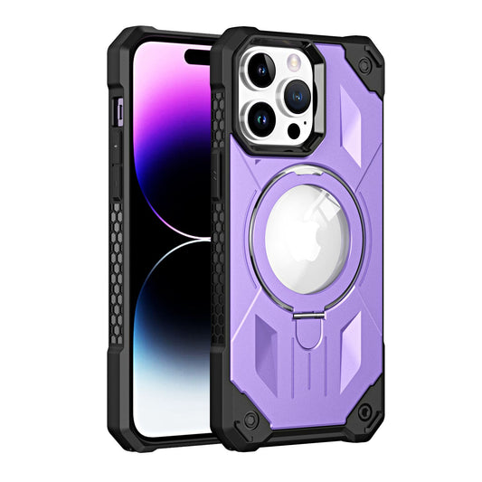 iPhone 14 Pro Max armored magnetic suction bracket Case